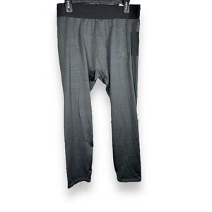 Reebok true base compression pant in ebony heather Nwt